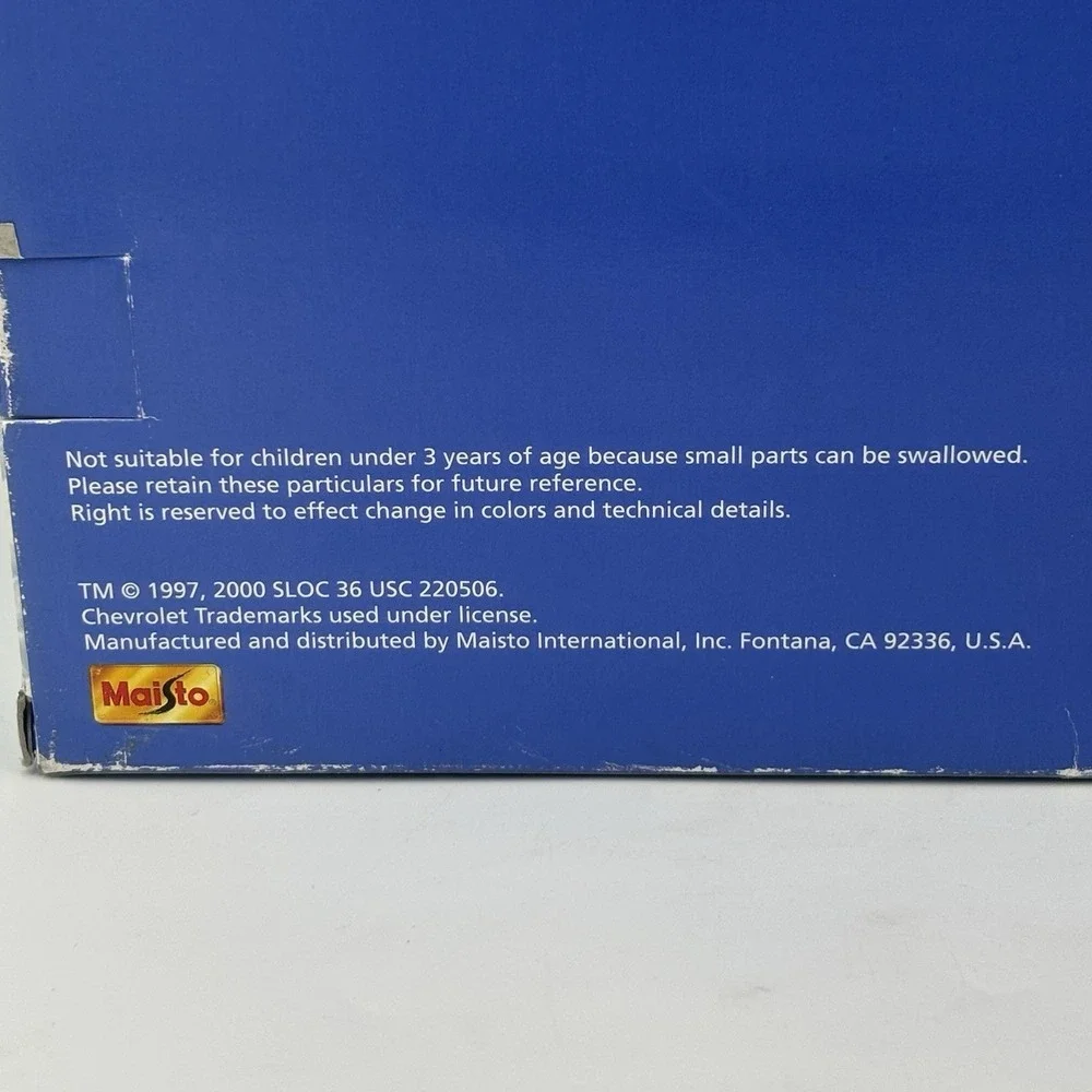 Maisio 2001 Chevrolet Corvette Z06 1:18‎ Olympic Torch Relay Diecast Car Limited